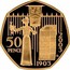 UK 50 Pence Women's Social and Political Union 2003 British Royal Mint Proof KM# 1036b WS PU 50 PENCE GIVE WOMEN THE VOTE 1903 2003 coin reverse