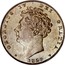 UK 6 Pence George IV 1829 KM# 698 GEORGIUS IV DEI GRATIA coin obverse