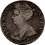 UK Crown Anne E below bust 1707 KM# 526.1 ANNA∙DEI∙ GRATIA∙ E coin obverse