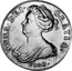 UK Crown Anne no plumes in angles 1703 KM# 519.1 ANNA ∙ DEI ∙ - GRATIA ∙ coin obverse