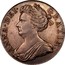 UK Crown Anne Plumes in angles 1707 KM# 526.3 ANNA∙DEI∙ GRATIA∙ coin obverse