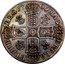 UK Crown Anne roses and plumes in angles 1706 KM# 519.3 MAG - BR ∙ FRA - ET HIB - REG ∙ coin reverse