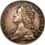 UK Crown George II Roses and plumes 1735 KM# 575.1 GEORGIVS ∙ II ∙ - DEI ∙ GRATIA ∙ coin obverse