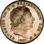 UK Crown George III 1820 LX KM# 675 GEORGIUS III D: G: BRITANNIARUM REX F: D: coin obverse