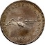 USA Disme US Liberty Parent of Science and Industry 1792 Reeded Edge; Judd# 10 KM# PnB1 UNITED STATES OF AMERICA DISME coin reverse