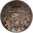 UK Dollar Countermark on Spanish (Seville) 8 Reales ND Host Date: 1788-1803 KM# 659.2 HISPANIARUM∙REX∙ R S 8 C∙N coin reverse