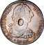UK Dollar George III Countermarked ND Host Date: 1772-89 KM# 655 CAROLUS∙III∙ DEI∙GRATIA coin obverse