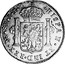 UK Dollar George IIII Countermarked 1791-1808 CM Date: ND(1797) KM# 638 HISPAN ET IND REX A E SR II coin reverse