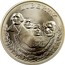 USA Dollar Mount Rushmore 50th Anniversary 1991 P KM# 229 LIBERTY GOLDEN ANNIVERSARY MOUNT RUSHMORE NATIONAL MEMORIAL IN GOD WE TRUST coin obverse