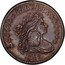 UK Dollar George III Type II Countermark ND (1804) Host Date: 1795-98 KM# 660.1 LIBERTY 1798 coin obverse