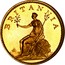 UK Farthing George III 1806 Proof KM# 661a BRITANNIA coin reverse