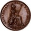 UK Farthing George IV 1826 KM# 697 BRITANNIAR: REX: FID: DEF: coin reverse