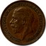 UK Farthing George V 1935 KM# 825 GEORGIUS V DEI GRA:BRITT:OMN:REX FID:DEF:IND:IMP: B.M. coin obverse