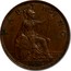 UK Farthing George V 1935 KM# 825 FARTHING *YEAR* coin reverse