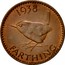 UK Farthing George VI 1938 Proof KM# 843 *YEAR* FARTHING coin reverse