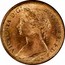 UK Farthing Victoria 1881 Three berries in wreath KM# 753 VICTORIA D:G: BRIT: REG: F:D: coin obverse