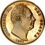 UK Farthing William IV 1831 KM# 705 GEORGIUS IIII DEI GRATIA coin obverse