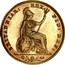 UK Farthing William IV 1831 KM# 705 BRITANNIAR: REX FID: DEF: coin reverse