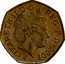 UK Fifty Pence 100th Anniversary of the Scouting Movement 2007 British Royal Mint Proof KM# 1073b ELIZABETH II D G REG F D 2007 coin obverse