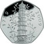 UK Fifty Pence Kew Gardens 2009 British Royal Mint Proof KM# 1114a 1759 2009 Kew coin reverse