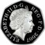 UK Fifty Pence Scouting Movement 2007 British Royal Mint Proof KM# 1073a ELIZABETH∙II∙D∙G REG∙F∙D∙2007 IRB coin obverse