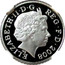 UK Five Pence Royal Dield of Arms 2008 Proof KM# 1109c ELIZABETH II D G REG F D 2008 coin obverse
