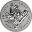UK Five Pounds 100th Anniversary of the Entente Cordiale 2004 British Royal Mint Proof KM# 1055a ENTENTE 2004 CORDIALE 1904 coin reverse