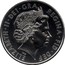 UK Five Pounds (90th Anniversary of Prince Philip) KM# 1201 ELIZABETH∙II DEI∙GRA REGINA∙FID∙DEF FIVE POUNDS IRB coin obverse