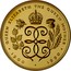 UK Five Pounds 90th Birthday of Queen Mother 1990 Proof KM# 962b QUEEN ELIZABETH THE QUEEN MOTHER EE ∙1900 ∙ 1990∙ coin reverse