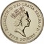 UK Five Pounds 90th Birthday of Queen Mother 1990 KM# 962 ELIZABETH∙II∙DEI∙GRATIA∙REGINA∙F∙D ∙FIVE POUNDS∙ RDM coin obverse