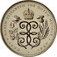 UK Five Pounds 90th Birthday of Queen Mother 1990 KM# 962 QUEEN ELIZABETH THE QUEEN MOTHER EE ∙1900 ∙ 1990∙ coin reverse