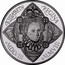 UK Five Pounds Accession of Elizabeth I 2008 Proof KM# 1104a ELIZABETH REGINA MDLVIII MMVIII coin reverse