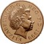 UK Five Pounds Millennium 1999 Proof KM# 1006b ELIZABETH∙II∙D∙G REG∙F∙D∙1999 IRB coin obverse