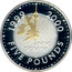 UK Five Pounds Millennium 2000 Proof KM# 1006c 1999 2000 ANNO DOMINI FIVE POUNDS coin reverse