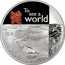 UK Five Pounds The Coastline of Britain 2010 British Royal Mint Proof KM# 1153 TO SEE A WORLD IN A GRAIN OF SAND coin reverse