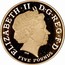 UK Five Pounds Vivat Regina 2006 British Royal Mint Proof KM# 1062b ELIZABETH ∙ II D∙G∙REG∙F∙D FIVE POUNDS coin obverse