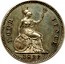 UK Four Pence Groat 1836 KM# 723 FOUR PENCE *YEAR* coin reverse