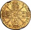 UK Guinea (George I tie in hair with loop) KM# 546.2 BRVN ET∙L∙DVX S∙R∙I∙A∙TH ET∙EL ∙*YEAR*∙ coin reverse
