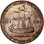 USA Half Dollar Huguenot-Walloon Tercentenary 1924 KM# 154 HUGUENOT - WALLOON ∙ TERCENTENARY 1624 1924 FOUNDING ∙ OF ∙ NEW - NETHERLAND coin reverse
