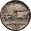 USA Half Dollar Oregon Trail Memorial 1937 D KM# 159 IN GOD WE TRUST OREGON TRAIL MEMORIAL coin reverse