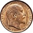 UK Half Penny Edward VII Low Horizon 1903 KM# 793.1 EDWARDVS VII DEI GRA:BRITT:OMN:REX FID:DEG:IND:IMP: DES coin obverse