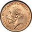 UK Half Penny George V 1925 KM# 824 GEORGIVS V DEI GRA:BRITT:OMN:REX FID:DEF:IND:IMP: B M coin obverse