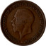 UK Half Penny George V 1931 KM# 837 GEORGIVS V DEI GRA:BRITT:OMN:REX FID:DEF:IND:IMP coin obverse