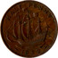 UK Half Penny George VI 1952 KM# 868 HALF PENNY HP *YEAR* coin reverse