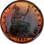 UK Half Penny Victoria 1884 KM# 754 HALF PENNY coin reverse
