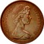 UK New Pence Elizabeth II 1977 Proof KM# 916 D∙G∙REG∙F∙D∙1980 ELIZABETH∙II coin obverse