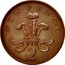 UK New Pence Elizabeth II 1977 Proof KM# 916 NEW PENCE ICH DIEN 2 coin reverse