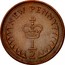 UK New Penny 1/2 Elizabeth II 1976 KM# 914 NEW PENNY 1/2 coin reverse