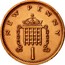 UK New Penny Elizabeth II 1973 KM# 915 NEW PENNY 1 coin reverse