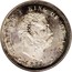 USA One Dime Hawaii Kalakaua (Umi Keneta) 1883 Proof KM# 3 KALAKAUA I KING OF HAWAII coin obverse